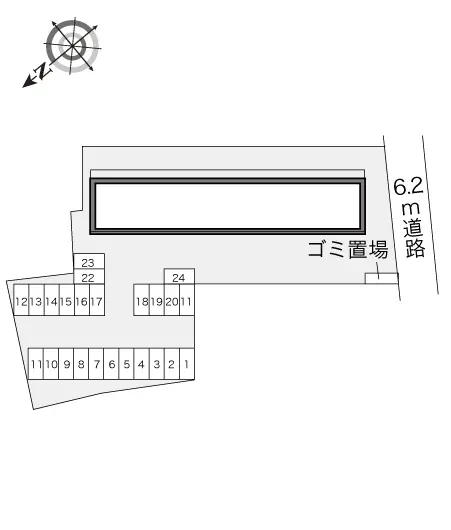 ★手数料０円★瀬戸市北脇町　月極駐車場（LP）